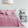 Kép 2/4 - Rózsaszín steppelt kétoldalas ágytakaró franciaágyra (200x220) 