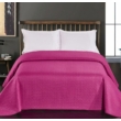Kép 4/4 - pink kétoldalas steppelt ágytakaró egyszemélyes ágyra