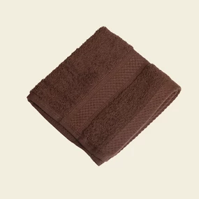 csokibarna-luxus-pamut-torolkozo-30x30cm