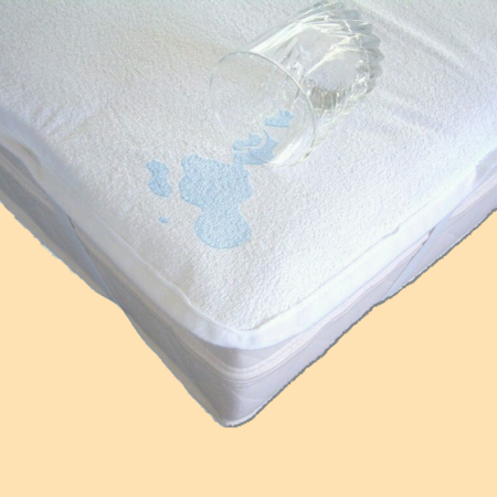 Frottír vízhatlan matracvédő gumipántos (60x120 cm)