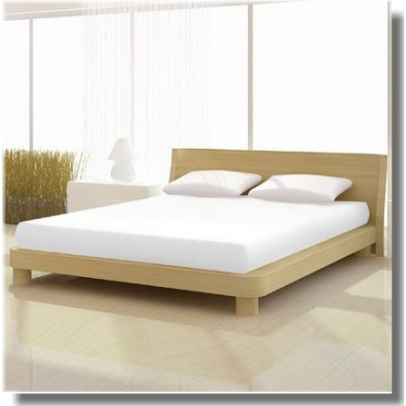 Pamut elasthan de luxe fehér színű gumis lepedő 220x220 cm-es matracra egyedi méret