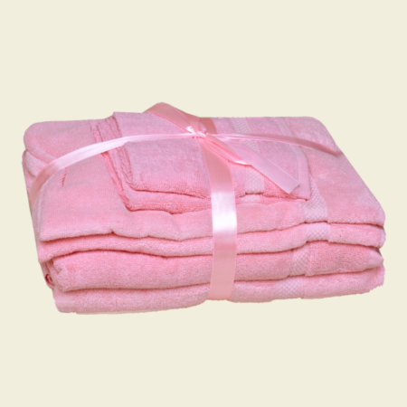 Rózsaszín 100% pamut frottír fürdőlepedő